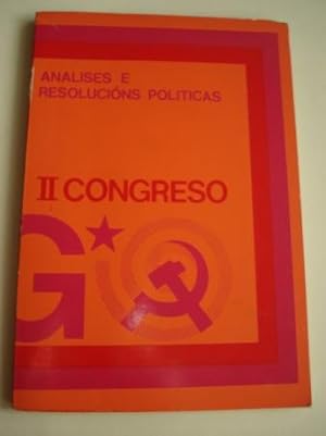 II Congreso Unión do Pobo Galego. Análises e resolucións políticas.