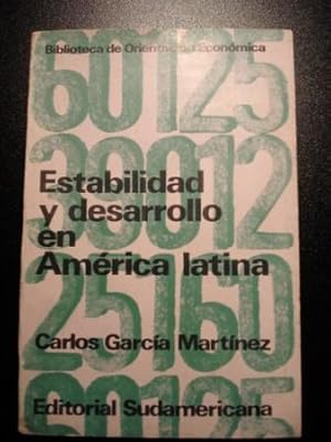 Bild des Verkufers fr Estabilidad y desarrollo en Amrica latina zum Verkauf von GALLAECIA LIBROS