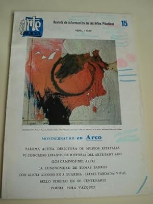 ARTE GALICIA. Revista de información de las artes plásticas gallegas. Número 15 - Abril 1986