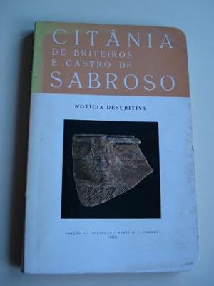 Imagen del vendedor de Citnia de Briteiros e Castro de Sabroso. Notcia descritiva para servir de guia ao visitante - 1980 (Textos en portugus - francs - ingls - alemn). Con mapas despregables e fotografas a la venta por GALLAECIA LIBROS