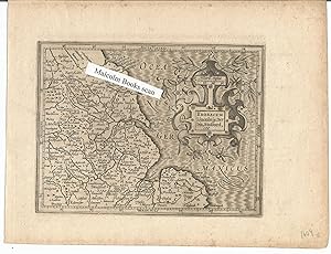 Eboracum Lincolnia Derbia Stafford original Map (Lincolnshire, Derbyshire, Staffordshire )