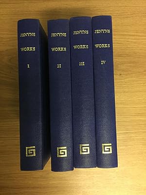 Image du vendeur pour THE WORKS OF SOAME JENYNS, ESQ. IN FOUR VOLUMES Including Several Pieces Never Before Published. To Which are Prefixed, Short Sketches of the History of the Author's Family, and Also of His Life. mis en vente par Old Hall Bookshop, ABA ILAB PBFA BA