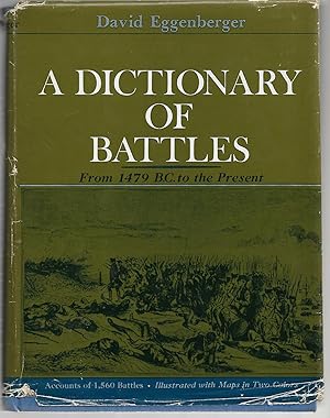 Seller image for A Dictionary of Battles From 1479 BC to the Present for sale by Cher Bibler