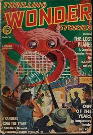 Bild des Verkufers fr THRILLING WONDER Stories: March, Mar. 1941 zum Verkauf von Books from the Crypt