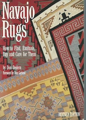 Bild des Verkufers fr Navajo Rugs. How to Find, Evaluate, Buy and Care for Them. Foreword by Dan Garland. zum Verkauf von Antiquariat Carl Wegner
