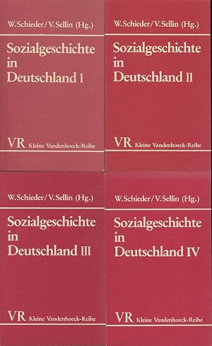 Imagen del vendedor de Konvolut 4 Bnde: Sozialgeschichte in Deutschland.,1.: Die Sozialgeschichte innerhalb der Geschichtswissenschaft. 2.: Handlungsrume des Menschen in der Geschichte, a la venta por Antiquariat Kastanienhof