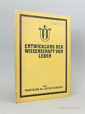 Seller image for Entwicklung der Wissenschaft vom Leben. for sale by Bibliotheca Botanica