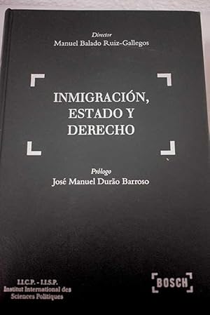 Image du vendeur pour Inmigracin, Estado y derecho mis en vente par Alcan Libros