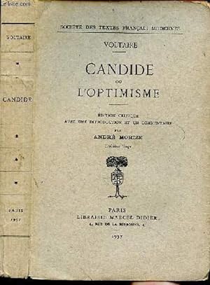 Image du vendeur pour CANDIDE OU L'OPTIMISME mis en vente par Le-Livre