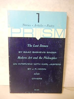 Image du vendeur pour Prism I: Stories/ Articles/ Poetry [magazine] mis en vente par Gil's Book Loft