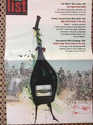 Oddbins List, Winter 1996: Ralph Steadman & Oddbins (Wine, Champagne, Whisky, Beer)