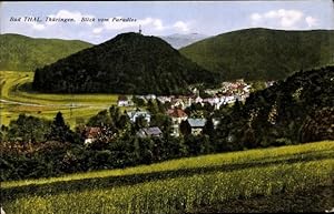 Immagine del venditore per Ansichtskarte / Postkarte Thal Ruhla im Wartburgkreis Thringen, Blick vom Paradies auf den Ort, Berge venduto da akpool GmbH