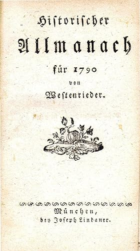 Historischer Allmanach für 1790 (Originalausgabe 1. Jahrgang 1789)