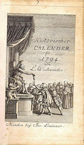 Historischer Calender für 1794 (Originalausgabe 5. Jahrgang 1793)