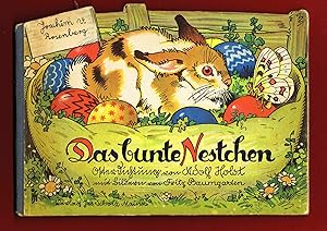 Das bunte Nestchen. Osterdichtung. Mit Bildern von Fritz Baumgarten