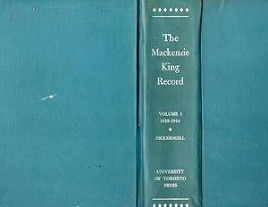 Immagine del venditore per Mackenzie King Record Volume 1 1939-1944 venduto da Book Booth