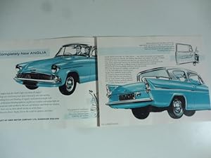 The Completely New Anglia. The World's most exciting light car. Pieghevole pubblicitario