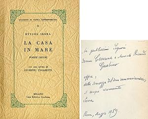 Seller image for La casa in mare. Poesie liguri for sale by Studio Bibliografico Marini