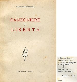 Immagine del venditore per Canzoniere di libert venduto da Studio Bibliografico Marini