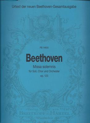 Ludwig van Beethoven - Missa solemnis für Soli, Chor und Orchester - Op. 123 - PB 14650