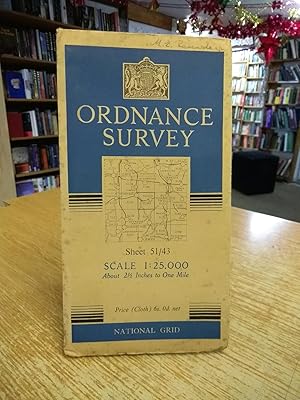 Ordnance Survey Sheet 43/51 scale 1:25000