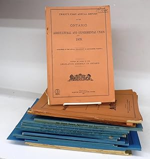 Annual Reports of the Agricultural and Experimental Union 1899, 1902, 1905-07, 1909-13, 1915-21, ...