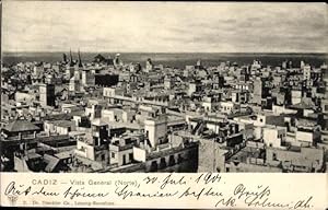 Bild des Verkufers fr Ansichtskarte / Postkarte Cdiz Andalusien Spanien, Vista general, Norte, Blick auf die Stadt, Trenkler 2 zum Verkauf von akpool GmbH