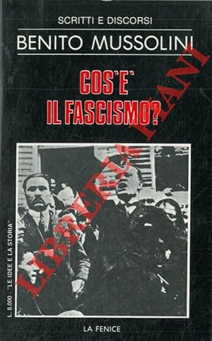 Cos'è il fascismo?.