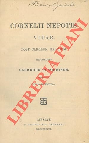 Bild des Verkufers fr Vitae post Carolum Hulmium. zum Verkauf von Libreria Piani