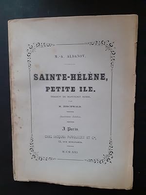 Seller image for SAINTE-HLENE, PETITE ILE. Traduction du manuscrit Russe, par M. Hirchwald. Sixime dition. for sale by Librairie Sainte-Marie