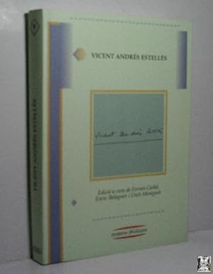 Imagen del vendedor de VICENT ANDRS ESTELLS a la venta por Librera Maestro Gozalbo