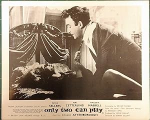 'Only Two Can Play' Original Film Lobby Card; Peter Sellers and Mai Zetterling