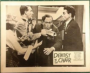 Image du vendeur pour Dentist in the Chair' Original Film Lobby Card, Bob Monkhouse, Eric Barker and Ronnie Stevens mis en vente par Rattlesnake Books