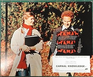 Seller image for 'Carnal Knowledge' Original Film Lobby Card, Art Garfunkel and Candice Bergen on first date for sale by Rattlesnake Books