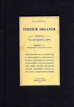 TERTIUM ORGANUM: KLIUCH K ZAGADKAM MIRA