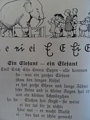 Deutsche Hilfsschulfibel in Sütterlinschrift. 6. Aufl. Frankfurt/M., Diesterweg, 1937. 2 Bll., 10...