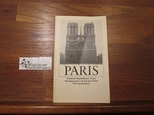 Seller image for Paris : dt. Republikaner reisen. hrsg. von Karsten Witte / Insel-Taschenbuch ; 389 for sale by Antiquariat im Kaiserviertel | Wimbauer Buchversand