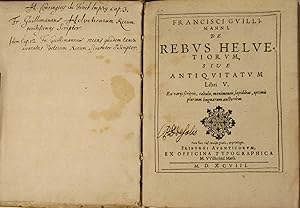 Image du vendeur pour De Rebus Helvetiorum, sive Antiquitatum libri V. mis en vente par Harteveld Rare Books Ltd.