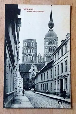 Ansichtskarte AK Stralsund. Ravensbergerstrasse (Bau-, Möbeltischlerei)