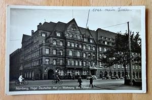 Ansichtskarte AK Nürnberg. Hotel Deutscher Hof. Wohnung des Führers