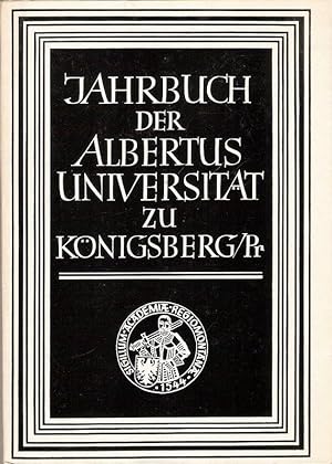 Bild des Verkufers fr Jahrbuch der Albertus-Universitt zu Knigsberg, Pr. Bd. 24, 1974. zum Verkauf von Brbel Hoffmann