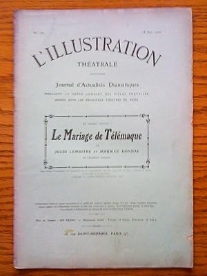 Imagen del vendedor de Le mariage de Tlmaque: L'Illustration thtrale, journal d'actualits dramatiques, no 152, 18 juin 1910 a la venta por Livresse