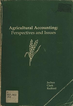 Immagine del venditore per Agricultural Accounting: Persepctives and Issues venduto da Masalai Press