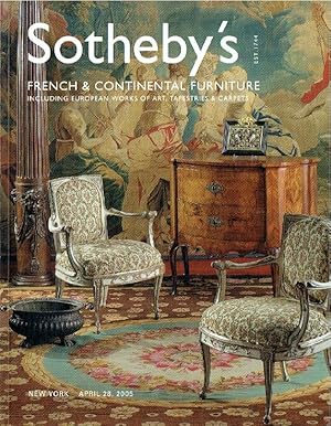 Sothebys April 2005 French and Continental Furniture