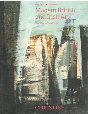 Seller image for Christies March 2014 Modern British and Irish Art for sale by thecatalogstarcom Ltd