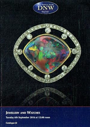 Seller image for DNW September 2016 Jewellery & Watches for sale by thecatalogstarcom Ltd