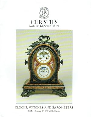 Christies January 1989 Clocks, Watches & Barometers