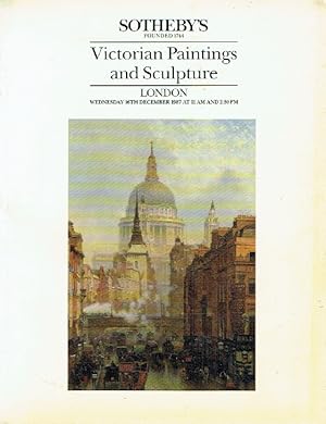 Seller image for Sothebys December 1987 Victorian Paintings & Sculpture for sale by thecatalogstarcom Ltd