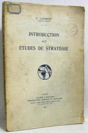 Introduction aux études de stratégie