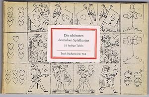 Bild des Verkufers fr Die schnsten deutschen Spielkarten. 32 farbige Tafeln. zum Verkauf von Antiquariat Gnter Hochgrebe